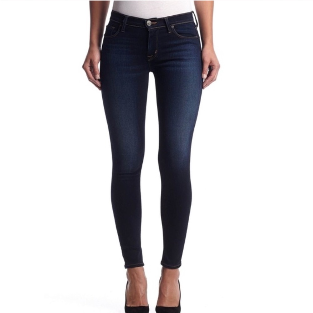 Hudson Nico Midrise Super Skinny Jeans in Redux